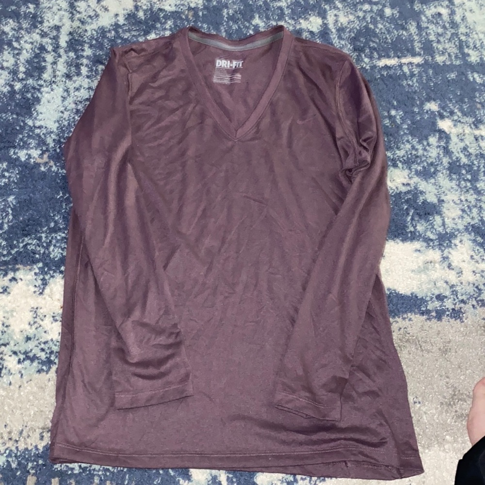 Nike dri fit shirt purple size xl